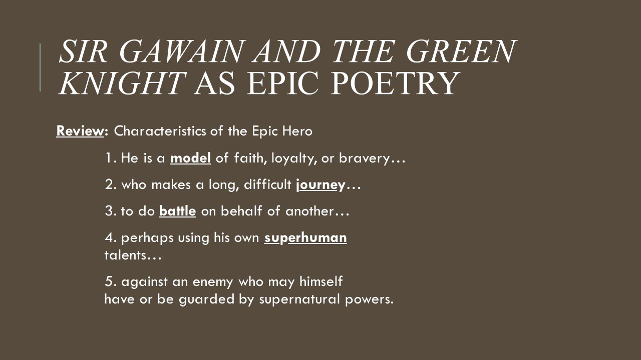 sir gawain and the green knight middle english